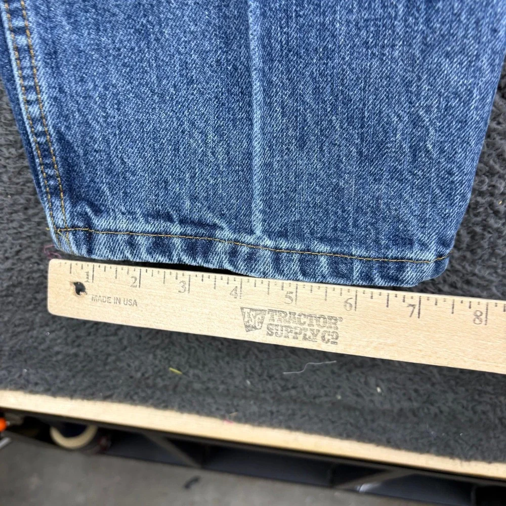 Cinch Mens Green‎ Label Denim Western Straight Leg Jeans 32x38 Made in Mexico